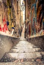 MÃÂ¥rten Trotzigs grÃÂ¤nd, narrowest alley of Stockholm, Sweden