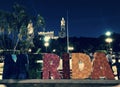 MÃÂ©rida sign in Plaza Grande - Mexico - Yucatan -