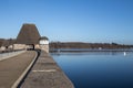 MÃÂ¶hne reservoir dam germany Royalty Free Stock Photo