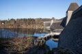 MÃÂ¶hne reservoir dam germany Royalty Free Stock Photo