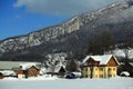 MÃÂ¼hlbach am HochkÃÂ¶nig snow mountain range in austria