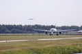 N506DN Delta Air Lines Airbus A350-941 departing from Amsterdam Schiphol Airport at Polderbaan