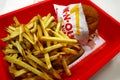 IN-N-OUT BURGER - American chain of Fast Food Restaurants with locations primarily in the Southwest and Pacific Coast Royalty Free Stock Photo