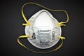 N95 Respirator mask gear on black