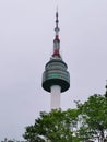 N Seoul Tower in Seoul City, Korea. Located on Namsan Mountain