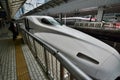 N700 series Shinkansen ready for departure. Tokyo Station. Tokyo. Japan Royalty Free Stock Photo