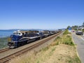 Jul 14, 2018; Edmonds, WA, USA; RMRX 8013 GP40-2LW Royalty Free Stock Photo