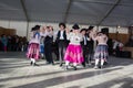 N unidentified people performs a Traditional Portuguese folkloric music. Portugal. Europe