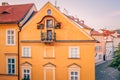 Historical buildings on Kampa Island, Mala Strana, Prague, Czech Republic Royalty Free Stock Photo