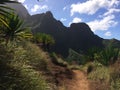 Na Pali Coast Cliffs on Kauai Island, Hawaii - Kalalau Trail. Royalty Free Stock Photo