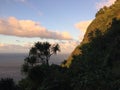 Na Pali Coast Cliffs on Kauai Island, Hawaii - Kalalau Trail. Royalty Free Stock Photo