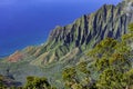 Na Pali Coast from Kalalau Lookout at Kokee State Park, Kauai, Hawaii, United States