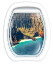 Na Pali Coast scenic flight Royalty Free Stock Photo