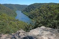 Naa Badu Lookout in Berowra Valley National Park gives a beautiful panoramic view on Berowra Creek, Australia