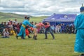 Naadam Wrestling Contest Between Friendly Villages