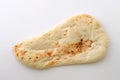 Naan indian bread  on white background Royalty Free Stock Photo