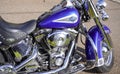 Nab. Chelny, Russia - August 26, 2023: motorcycle close-up Harley-Davidson Softail Heritage Royalty Free Stock Photo