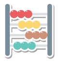 Abacus Isolated Vector Icon Editable