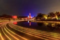 Nabana no Sato garden winter illumination at night, Nagoya Royalty Free Stock Photo