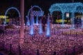 Nabana no Sato park in Japan on winter Royalty Free Stock Photo