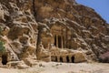 Nabataean delubrum of the Siq al-Barid in Jordan. It is known as Royalty Free Stock Photo