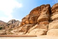 Nabataeans capital city (Al Khazneh). Jordan. Royalty Free Stock Photo