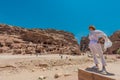 In Nabatean city of Petra Jordan Royalty Free Stock Photo