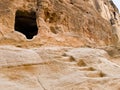 Nabatean place of god worship Royalty Free Stock Photo