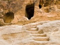 Nabatean place of god worship Royalty Free Stock Photo