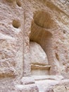 Nabatean place of god worship Royalty Free Stock Photo