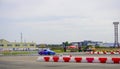 Naberezhnye Chelny, Russia - July 30,2023: Drift competition, drifting championship