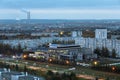 Naberezhnye Chelny, Russia - October 7, 2014: City Skyline with