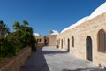 Nabi Musa Complex is located on the Jerusalem-Jericho road. The complex was built in the 13th century by Sultan Baybars. Royalty Free Stock Photo