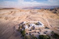 Nabi Musa site and mosque at Judean desert, Israel. Tomb of Prophet Moses