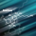 Nabilone synthetic cannabinoid, Structural chemical formula