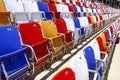 NACAR - colorful seats! Royalty Free Stock Photo