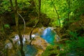 Nacedero del Urredera the route of the waterfalls of Baquedano