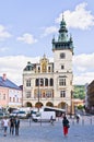 NACHOD, CZECH REPUBLIC - July 13, 2017: Town hall in the city near the Polish border.