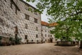 Nachod,Czech Republic- May 23,2021. Beautiful castle with five courtyards.Early Baroque and Renaissance chateau with observation