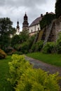 NACHOD, CZECH REPUBLIC - MAY 29, 2009: The gardens at Nachod Castle in north-eastern Czech Republic