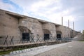 Nachod, Czech Republic - October 18, 2022: Artillery fortress and bunker Dobrosov, built in year 1938-39. Bunker, museum