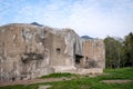 Nachod, Czech Republic - October 18, 2022: Artillery fortress and bunker Dobrosov, built in year 1938-39. Bunker, museum