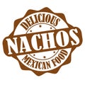 Nachos label or stamp