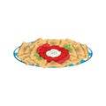 nachos. Vector illustration decorative design
