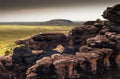 The Nadab floodplains from the top of Ubirr rock. Australia Royalty Free Stock Photo