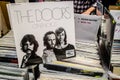 The Doors vinyl album on display for sale, Vinyl, LP, Album, Rock, American rock band, collection of Vinyls