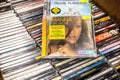 Rihanna CD album A Girl like Me 2006 on display for sale, famous Barbadian singer, businesswoman and actress