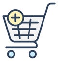 Add product, add shopping Isolated Vector Icon That can be very easily edit or modified. Royalty Free Stock Photo