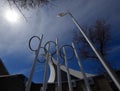 Nadia Comaneci place near the olympic stadium