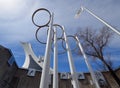 Nadia Comaneci place near the olympic stadium